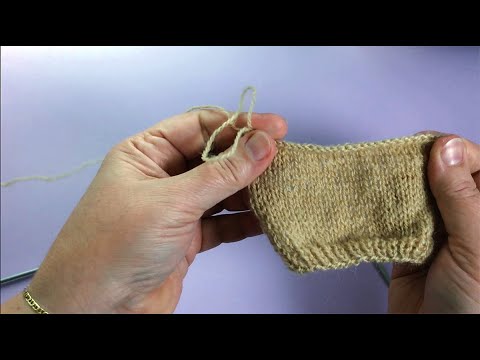 Видео: Как закрыть петли (#1). Вязание спицами.