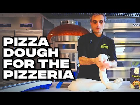 Видео: Как приготовить коммерческое тесто для пиццы | Рецепт и маленький секрет 💥
