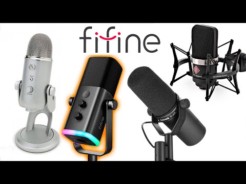 Видео: Звучание Fifine Ampligame AM8 VS звучание Shure sm7b, Neumann tlm102, Blue yeti [ЖЕЛЕЗНЫЙ АПДЕЙТ]