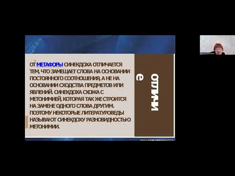 Видео: Лекция Тема "Метафора метаномия" по дисциплине "Введение в языкознание"