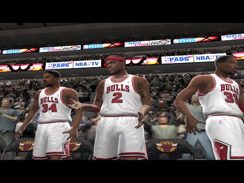 Видео: NBA Live 2005 — игровой процесс на GameCube (4K60 кадров в секунду)