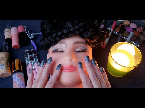 Видео: асмр макияж манекену 👩💄#макияж#манекен#asmr#