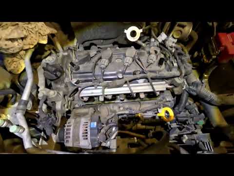 Видео: Nissan Serena C25 2009 г.в. замена свечи зажигания, снятие впускного коллектора MR20DE двигатель