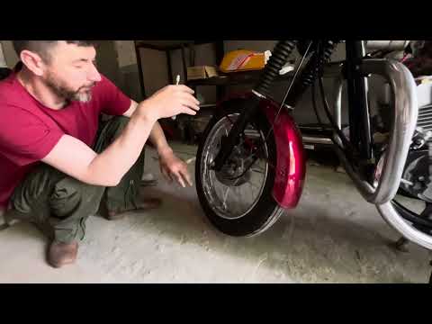 Видео: Регулировка переднего тормоза Явы 638.