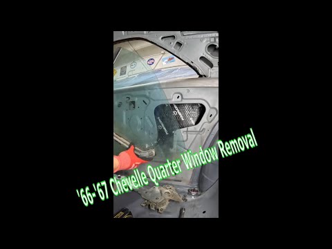 Видео: 1966-67 Chevelle GM A-Body Удаление бокового окна