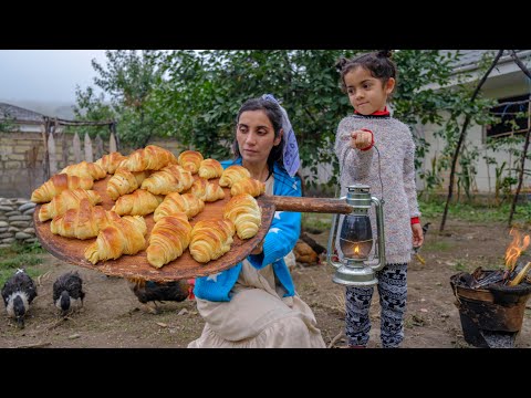 Видео: Вся семья была поражена этим вкусом! Французский круассан с мягкой внутри и хрустящей верхушкой.