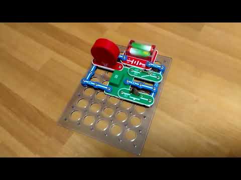 Видео: как собрать из электронного конструктора пример собранной схемы 