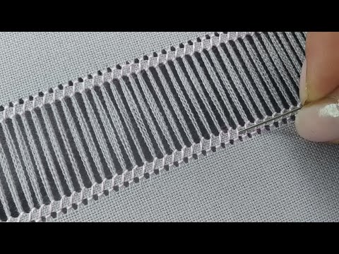 Видео: Як зробити основу для мережки.| Декоративний шов | Hand embroidery|