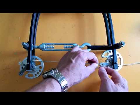 Видео: Как отмерить тетиву для самодельного арбалета.