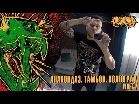 Видео: POGREBIER VLOG #7: Anacondaz в Тамбове, Limp Bizkit в Волгограде.