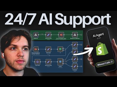 Видео: Я создал ИИ-агента телефонной поддержки для E-com (без кода n8n + Vapi)