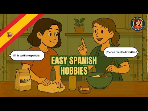 Видео: Учите испанский с простыми разговорами (A1–A2) | Лёгкий диалог о хобби