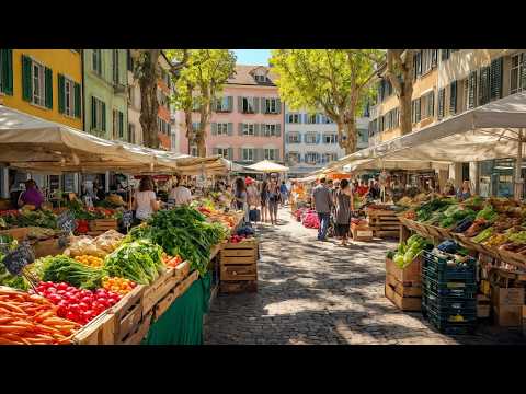 Видео: ЛЕТНИЙ УТРЕННИЙ РЫНОК В ЦЮРИХЕ 🇨🇭 | САМЫЙ КРАСИВЫЙ ГОРОД ШВЕЙЦАРИИ