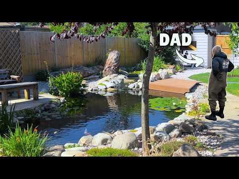 Видео: Восстановление пруда мечты моего отца к его пенсии
