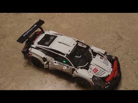 Видео: Моторизация Porsche 911 из набора LEGO Technic 42096 (версия 2)