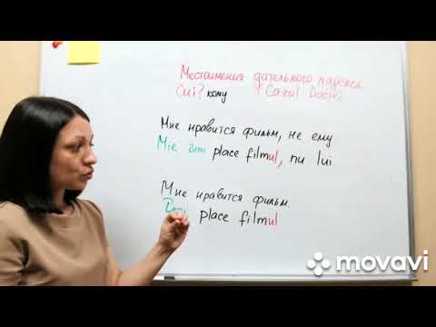 Видео: Местоимения дательного падежа + глагол "НРАВИТЬСЯ" (A PLĂCEA)