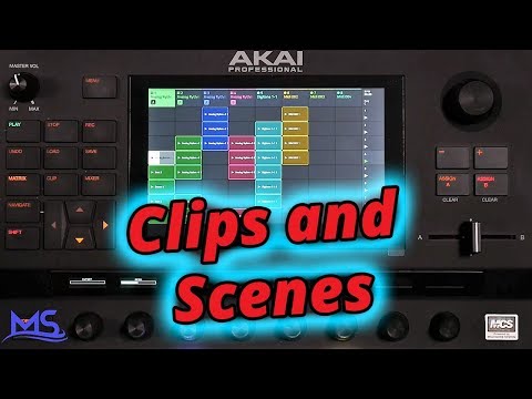 Видео: Основы рабочего процесса Akai Force — клипы и сцены