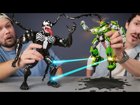 Видео: 😱 Жуткий Веном-Трансформер Vs Эволюционировавшие Трансформеры 2.0 – Самая Страшная DIY-Дуэль! 💀🤯