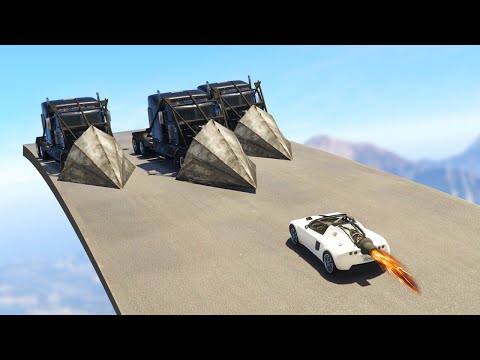Видео: НА МЕНЯ ЛЕТИТ ГРУЗОВИК С ТАРАНОМ! УБОЙНАЯ СТЕНКА НА СТЕНКУ В GTA 5 ONLINE (ГТА 5 ГОНКИ)
