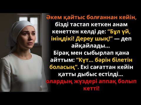 Видео: Әкем қайтқаннан кейін анам үйімді тартып алмақ болды – тағдырға толы оқиға | Ешкім естімеген әңгіме