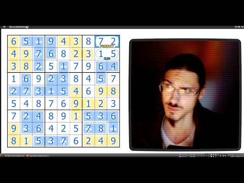 Видео: 44 - Решаю судоку - (решил) - Сложить и Умножить - Ссылка на судоку в описании