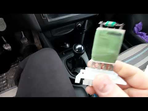 Видео: #кадди. #caddi. Пропали обороты вентилятора печки, кроме максимальной продувки.