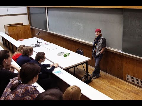 Видео: Анна Герасимова (Умка) с лекцией об ОБЭРИУ 24 апреля 2018г.