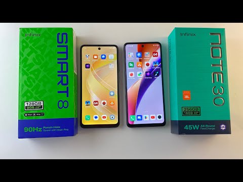 Видео: Сравнение INFINIX Note 30 vs infinix smart 8 смартфоны если чуть доплатить за инновации