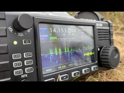Видео: Xiegu x6100 первый выгул трансивера