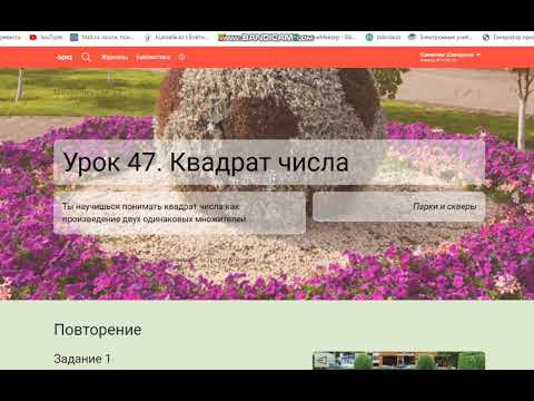 Видео: Урок 47. Квадрат числа. Математика. 3 класс