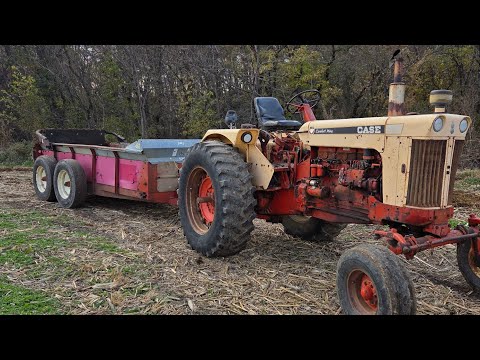 Видео: Установка разбрасывателя и 930 case comfort king для перевозки навоза