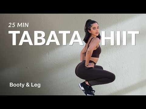 Видео: День 2: 25-минутная тренировка ягодиц Табата | Интенсивный день для ног дома