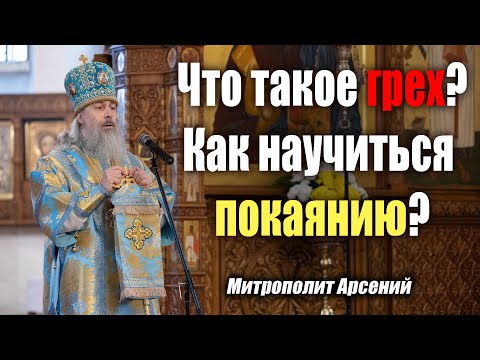Видео: Проповедь митр. Арсения в Неделю о мытаре и фарисее 21.2.21 г.