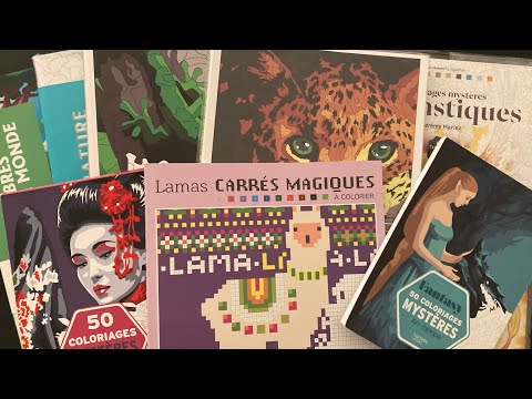 Видео: Раскраски от HACHETTE #coloriagesmystères#coloring#hachette#раскраскипономерам