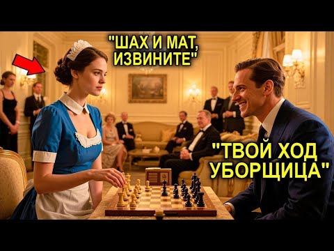 Видео: Миллионер Заставил Уборщицу Сыграть В Шахматы, Чтобы Унизить… Но Её Первый Ход Шокировал Всех