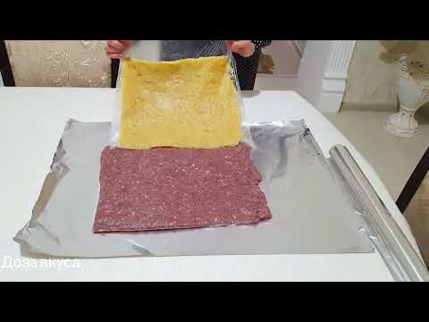 Видео: Красочный мясной рулет на праздничный стол на ураза-байрам,meatloaf/стол на ураза-байрам.