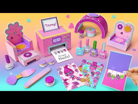 Видео: 💅✨ Создай волшебный бумажный маникюр! 🌈💖