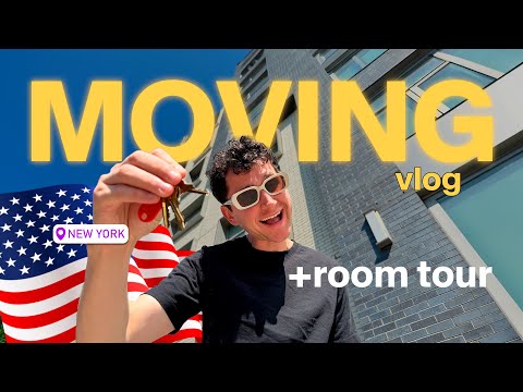Видео: Переезд в новую квартиру в Нью-Йорке 🗽 Room Tour + обзор здания!