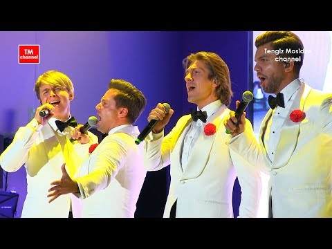 Видео: Group KVATRO. "I found my love in Portofino". Группа КВАТРО. Москва.Царицыно. День города 2019.