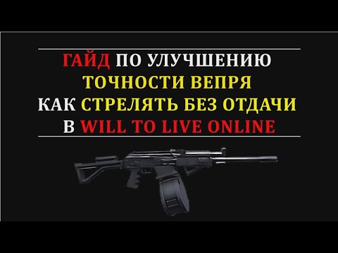 Видео: Как стрелять из вепря без отдачи в Will To Live Online. Макросы WTLO [Неактуально]