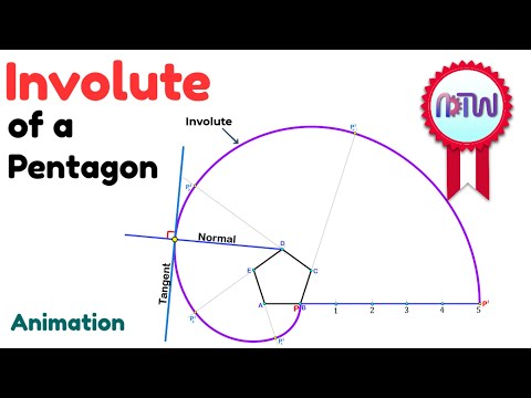 Видео: Развёртка пятиугольника | Инженерный чертеж
