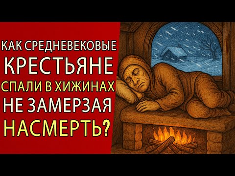 Видео: Как средневековые крестьяне спали в хижинах, не замерзая насмерть?