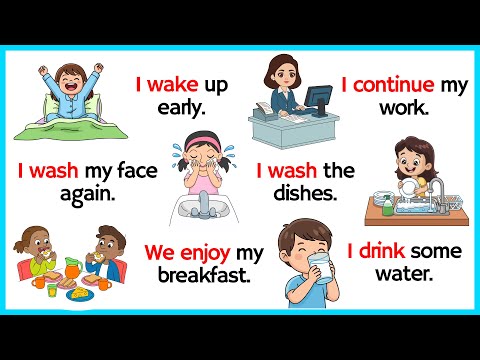 Видео: 100 распространённых предложений английского языка для ежедневного использования | Вопросы и отве...