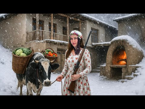 Видео: Деревенская жизнь в горах Ирана, вдали от цивилизации в снежные дни