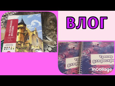 Видео: ВЛОГ/ Новости по заказам/ Начала делать ежедневник колориста
