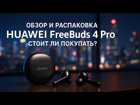 Видео: Обзор и распаковка HUAWEI FreeBuds 4 Pro – Стоит ли покупать?