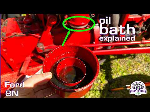 Видео: Подробно о воздушном фильтре Ford 8N с масляной ванной. НЕ совершайте эту ошибку.