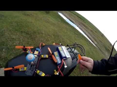 Видео: Тест нового квадрика ZMR250.