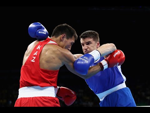 Видео: Rio-2016.1/16 Финал. Жанибек Алимханулы (KAZ) 🇰🇿 🆚 🇬🇧 (GBR) Энтони Фаулер -75кг.