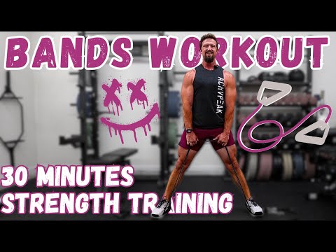Видео: Тренировка нижней части тела с эспандером — 30 минут